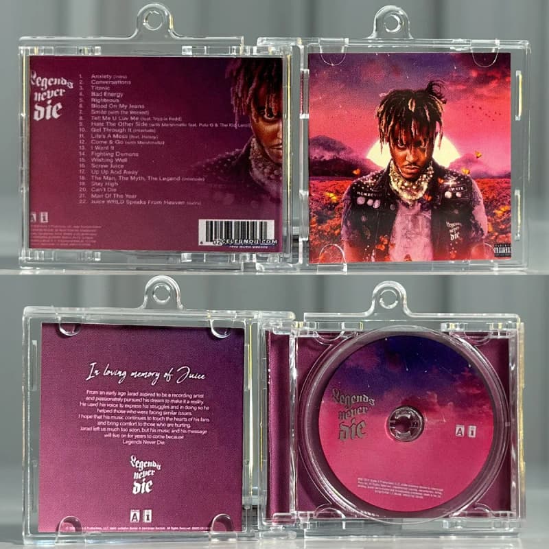 스파이더맨 뉴 유니버스 사운드트랙 NFC 미니 앨범 CD 키링 6