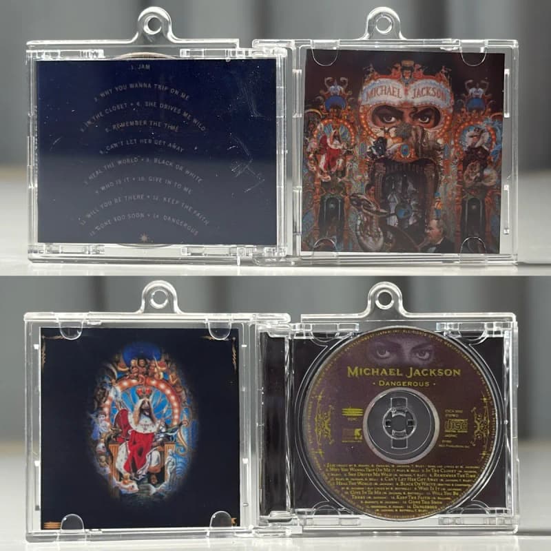 마이클 잭슨 NFC 미니 앨범 CD 키링 7