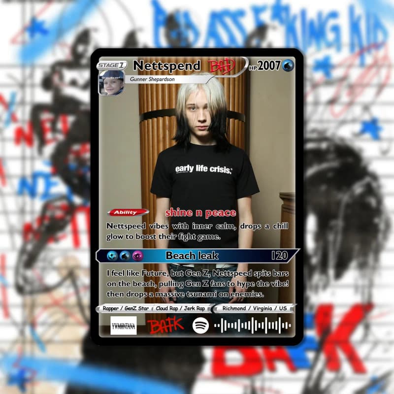 래퍼 포켓몬 패러디 홀로 카드 37