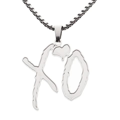더 위켄드 XO 하트 로고 펜던트 목걸이 · 시그닛 반지