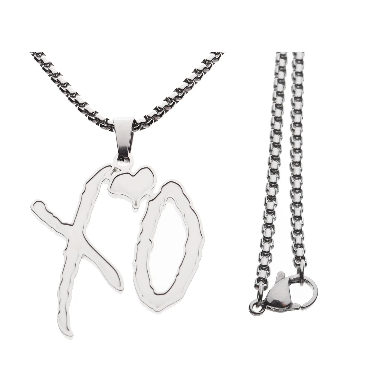 더 위켄드 XO 하트 로고 펜던트 목걸이 · 시그닛 반지 3