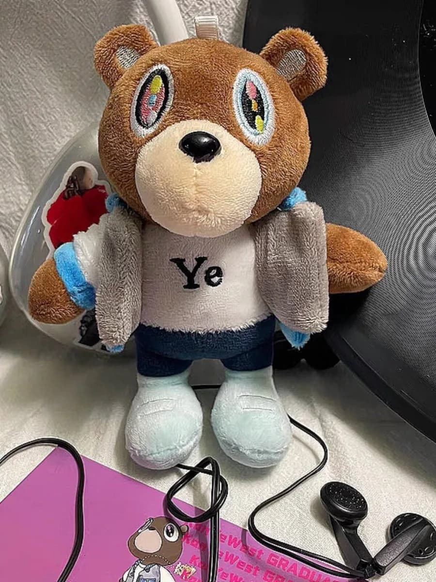 칸예 웨스트 그레듀에이션 베어 Ye 티셔츠 인형 키링 5