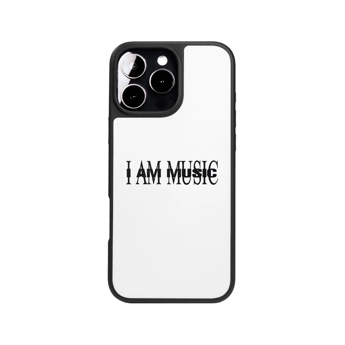 플레이보이 카티 아이 엠 뮤직 로고 아이폰 케이스 (화이트) 3