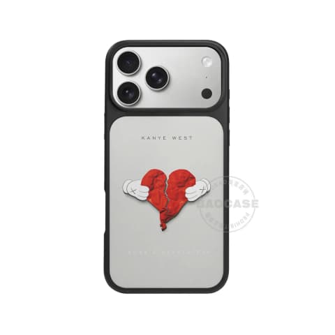 칸예 웨스트 808s & 하트브레이크 KAWS 커버 아이폰 케이스