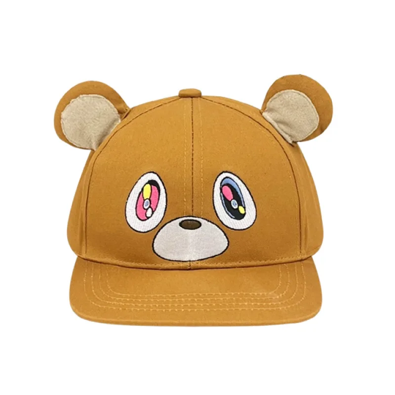 칸예 웨스트 드롭아웃 베어 곰 귀 볼캡 (브라운 · 퍼플) 6