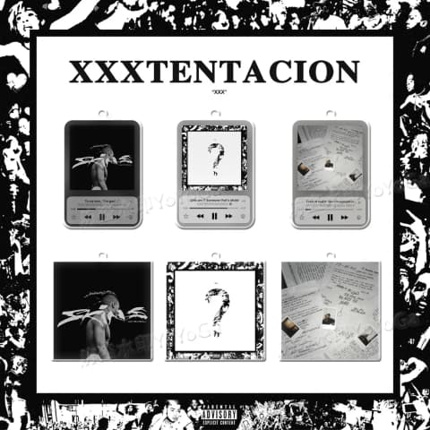 XXX텐타시온 17 · ? · 스킨스 앨범 아크릴 키링 (6종)