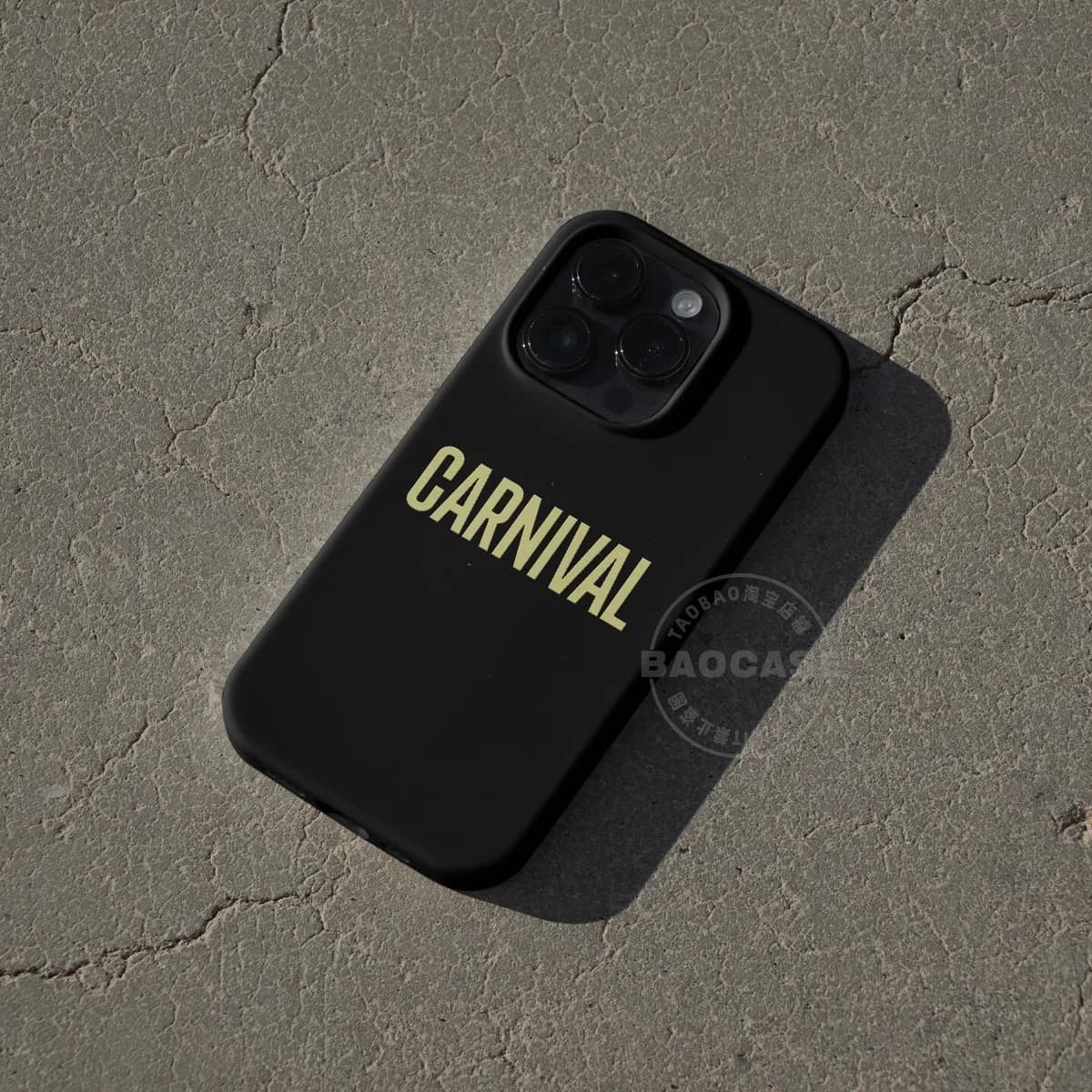 칸예 웨스트 벌처스 카니발 레터링 아이폰 케이스 (블랙) 4
