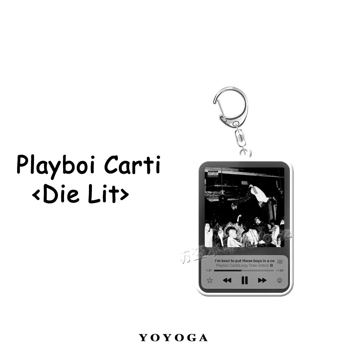 플레이보이 카티 다이 릿 앨범 커버 양면 아크릴 키링 4