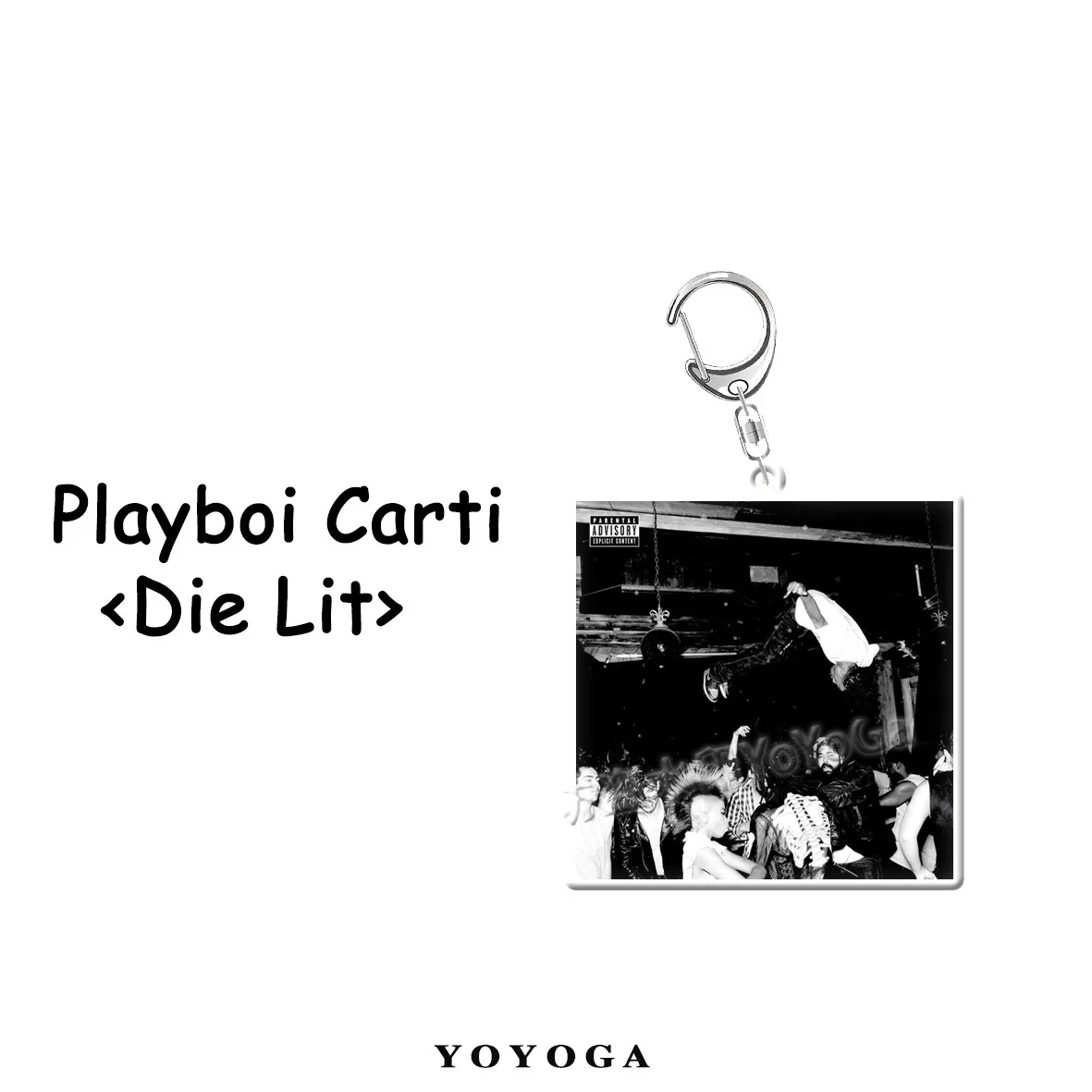 플레이보이 카티 다이 릿 앨범 커버 양면 아크릴 키링 3