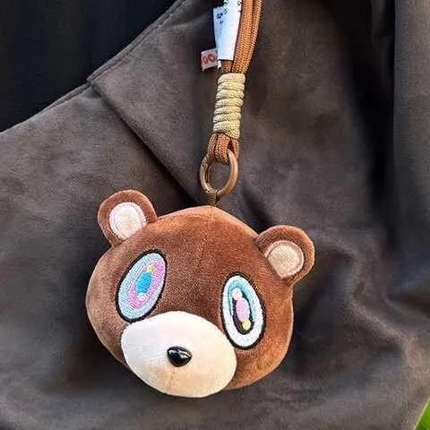 칸예 웨스트 그레듀에이션 베어 얼굴 인형 키링 상세 2