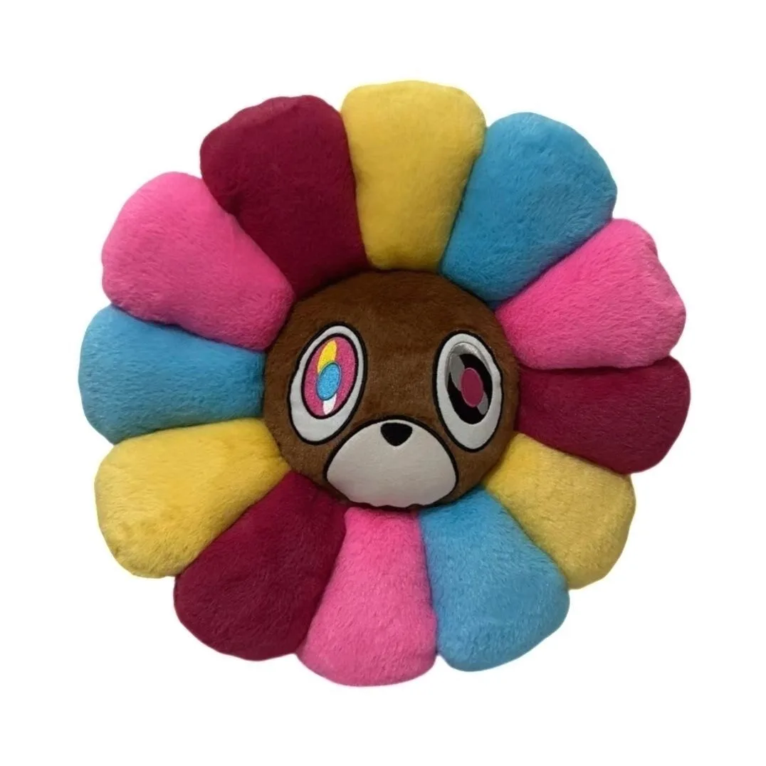 칸예 웨스트 드롭아웃 베어 플라워 쿠션 (40cm) 상세 1