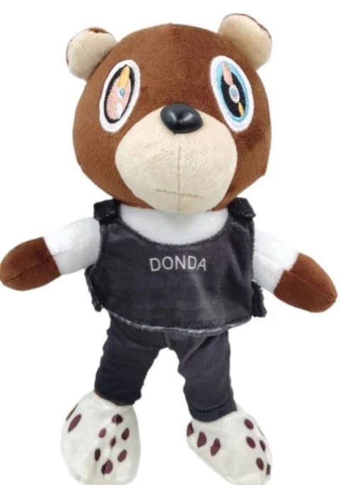 칸예 웨스트 돈다 조끼 드롭아웃 베어 인형