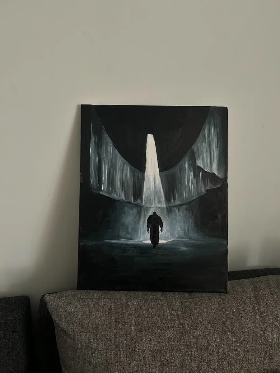 칸예 웨스트 리스닝 이벤트 빛의 무대 그림 액자 상세 2