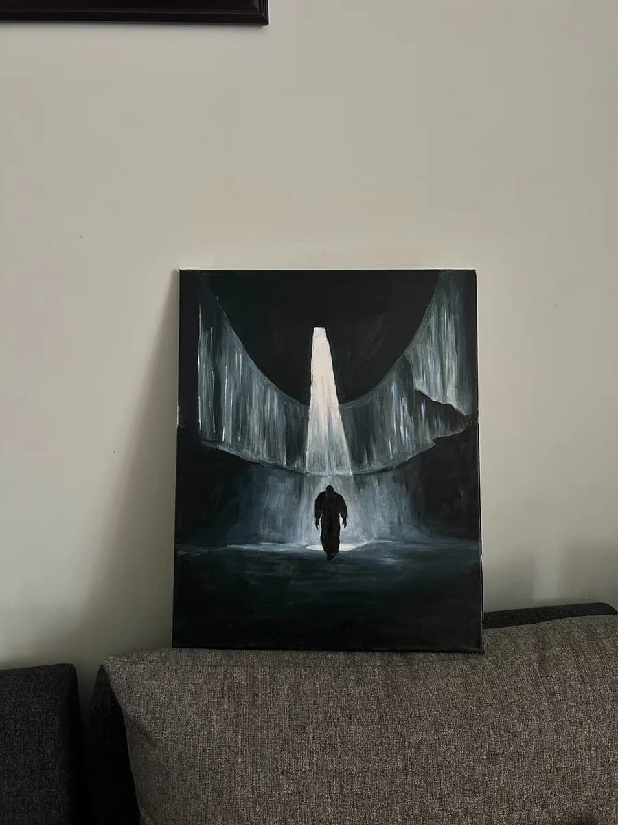 칸예 웨스트 리스닝 이벤트 빛의 무대 그림 액자 3