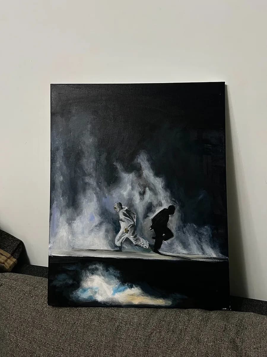 칸예 웨스트 하이커우 리스닝 이벤트 1주년 그림 (40x50) 상세 2