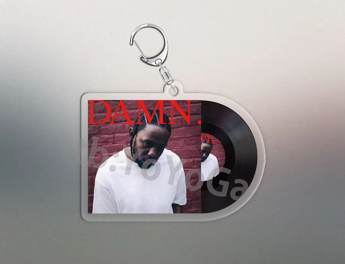 켄드릭 라마 DAMN. 앨범 LOVE. 양면 아크릴 키링 (4종) 3