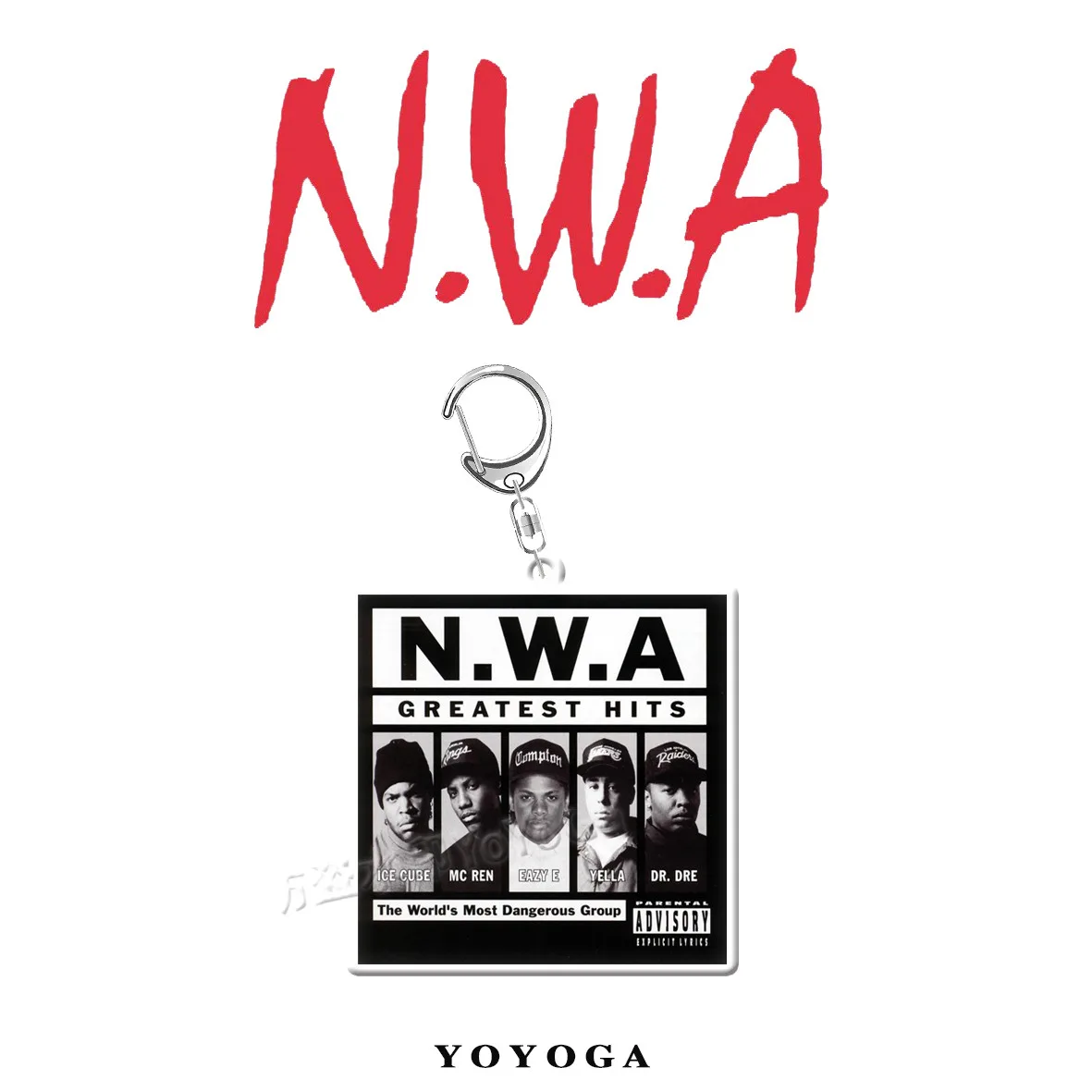 N.W.A 스트레이트 아웃타 컴튼 · 그레이티스트 히츠 아크릴 키링 5