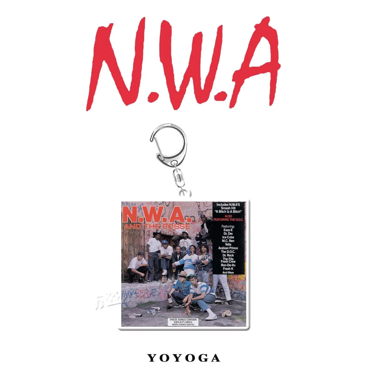 N.W.A 스트레이트 아웃타 컴튼 · 그레이티스트 히츠 아크릴 키링 11