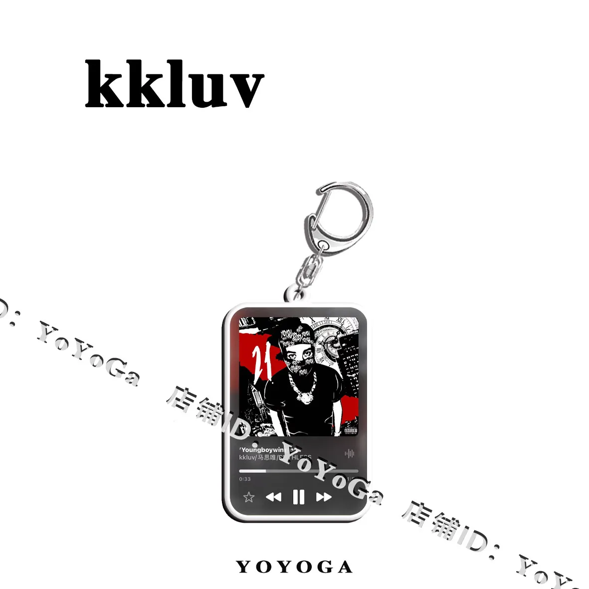 kkluv 카사블랑카 · 루슬리스 · 도넛 커버 양면 키링 8