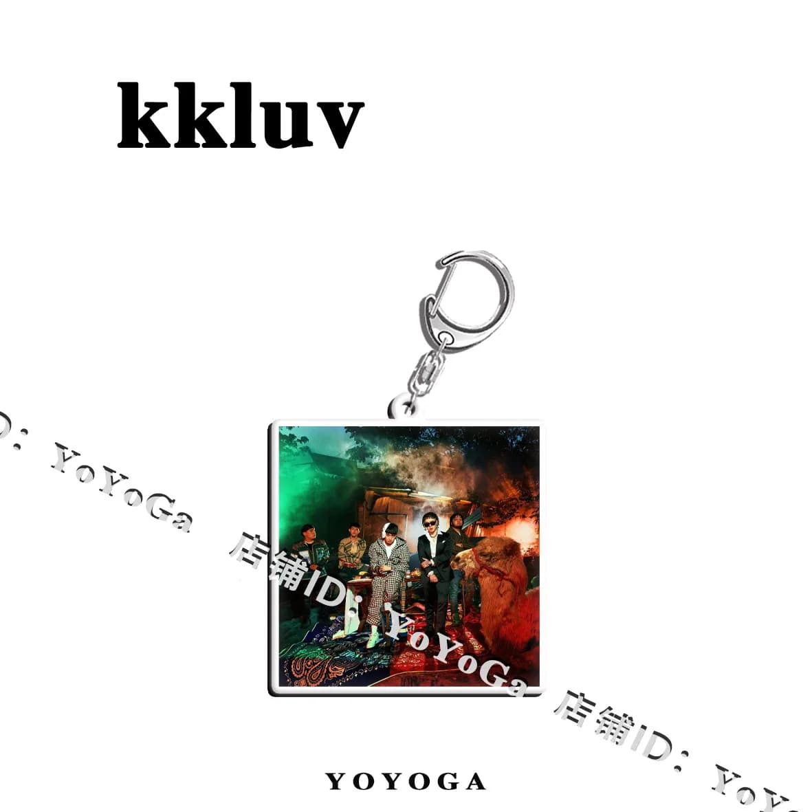 kkluv 카사블랑카 · 루슬리스 · 도넛 커버 양면 키링 11