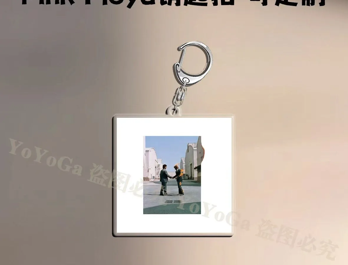 핑크 플로이드 다크 사이드 오브 더 문 · 더 월 앨범 양면 키링 5