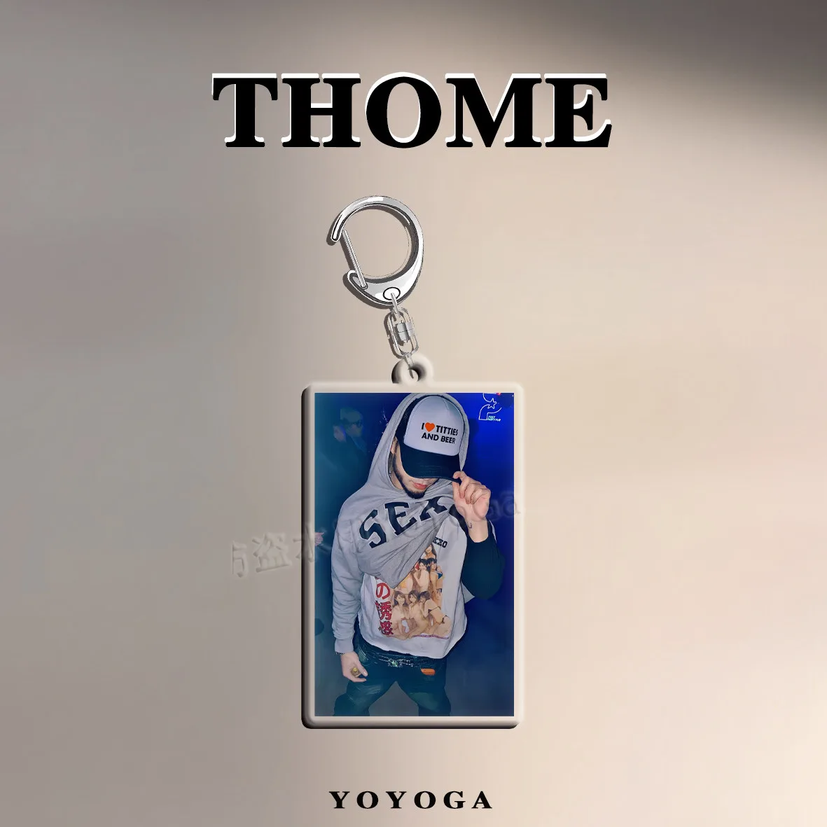 THOME 킬 톰 로고 · 무대 사진 양면 키링 (6종) 3