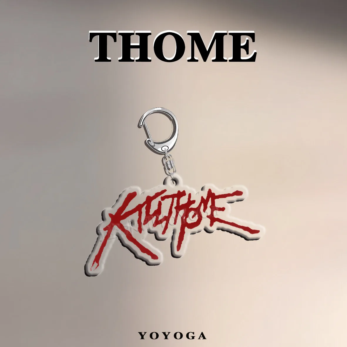 THOME 킬 톰 로고 · 무대 사진 양면 키링 (6종) 상세 2