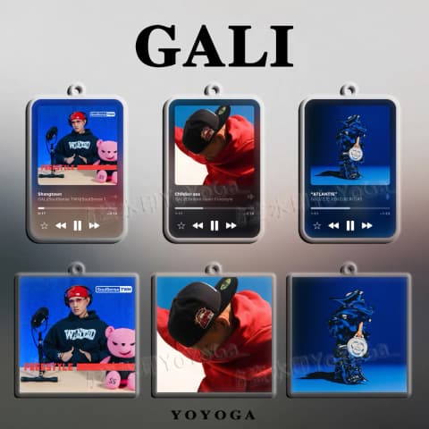 갈리 GALI 아틀란티스 · 샹타운 곡 아트 양면 키링 (6종)
