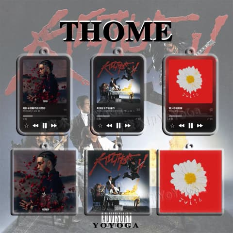 THOME 킬 톰 앨범 커버 · 플레이어 양면 키링 (6종)