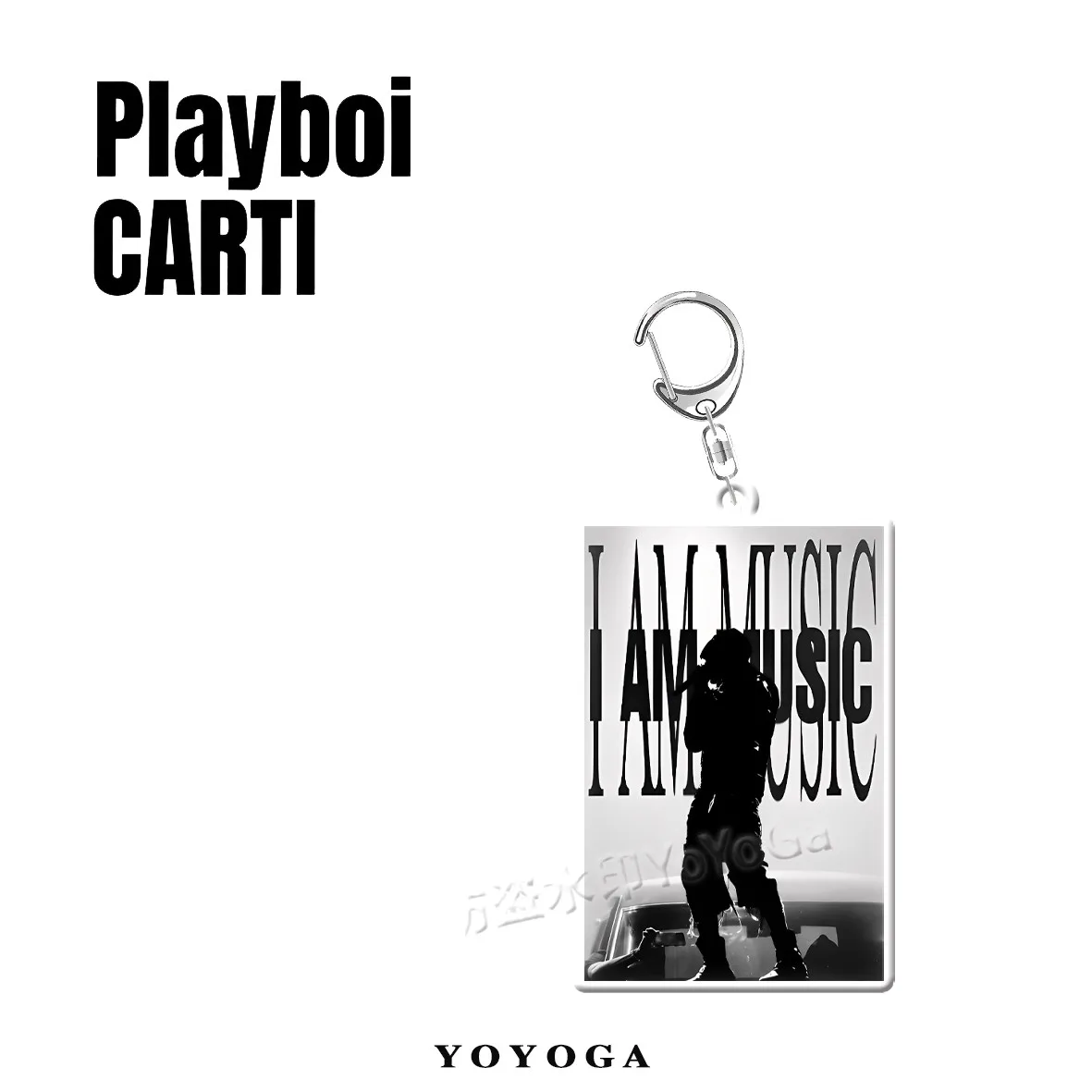 플레이보이 카티 홀 로타 레드 · 아이 엠 뮤직 사진 양면 아크릴 키링 (6종) 4